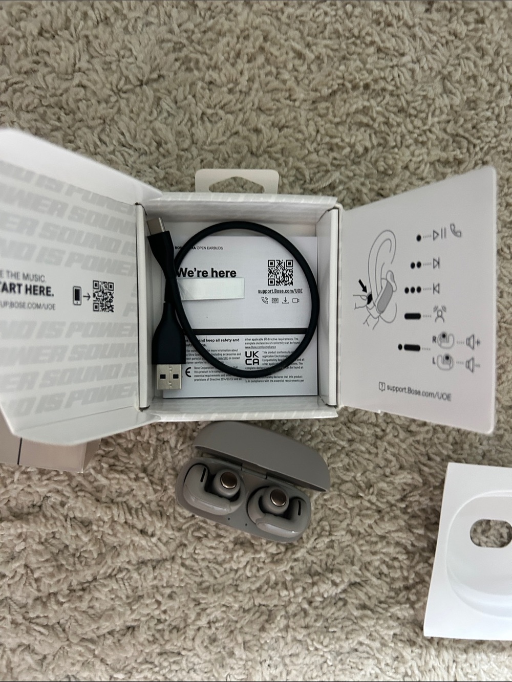 Bose Ultra open earbuds - sandstone - Picture 7 of 8